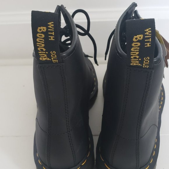 NEW Dr Doc Martens 1469 SR Black Safety Shoe Boots Men's US 11 Womens US 12 - Picture 5 of 8